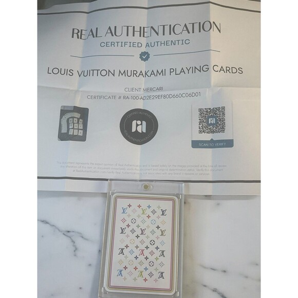 Louis Vuitton Murakami Monogram Playing Card - Ace Of Spades with COA & Case - Picture 6 of 6